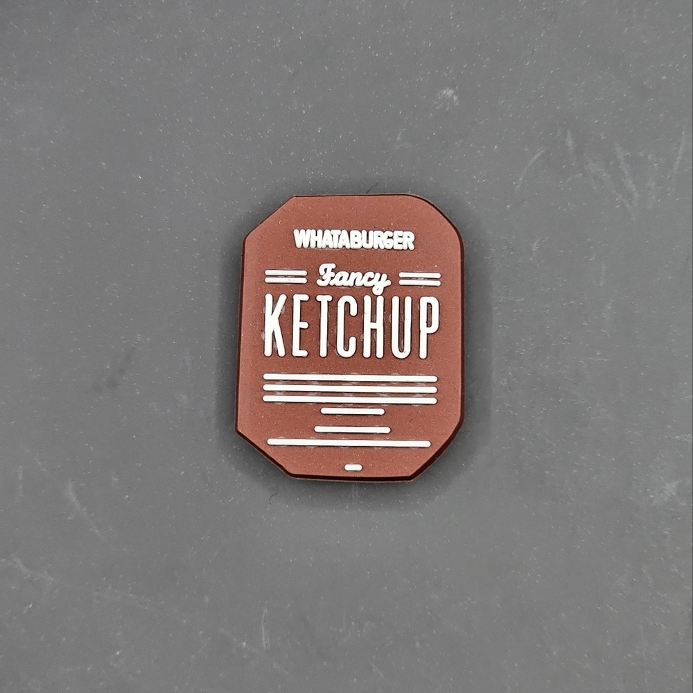 (5/$15) Whataburger Ketchup Croc Charm